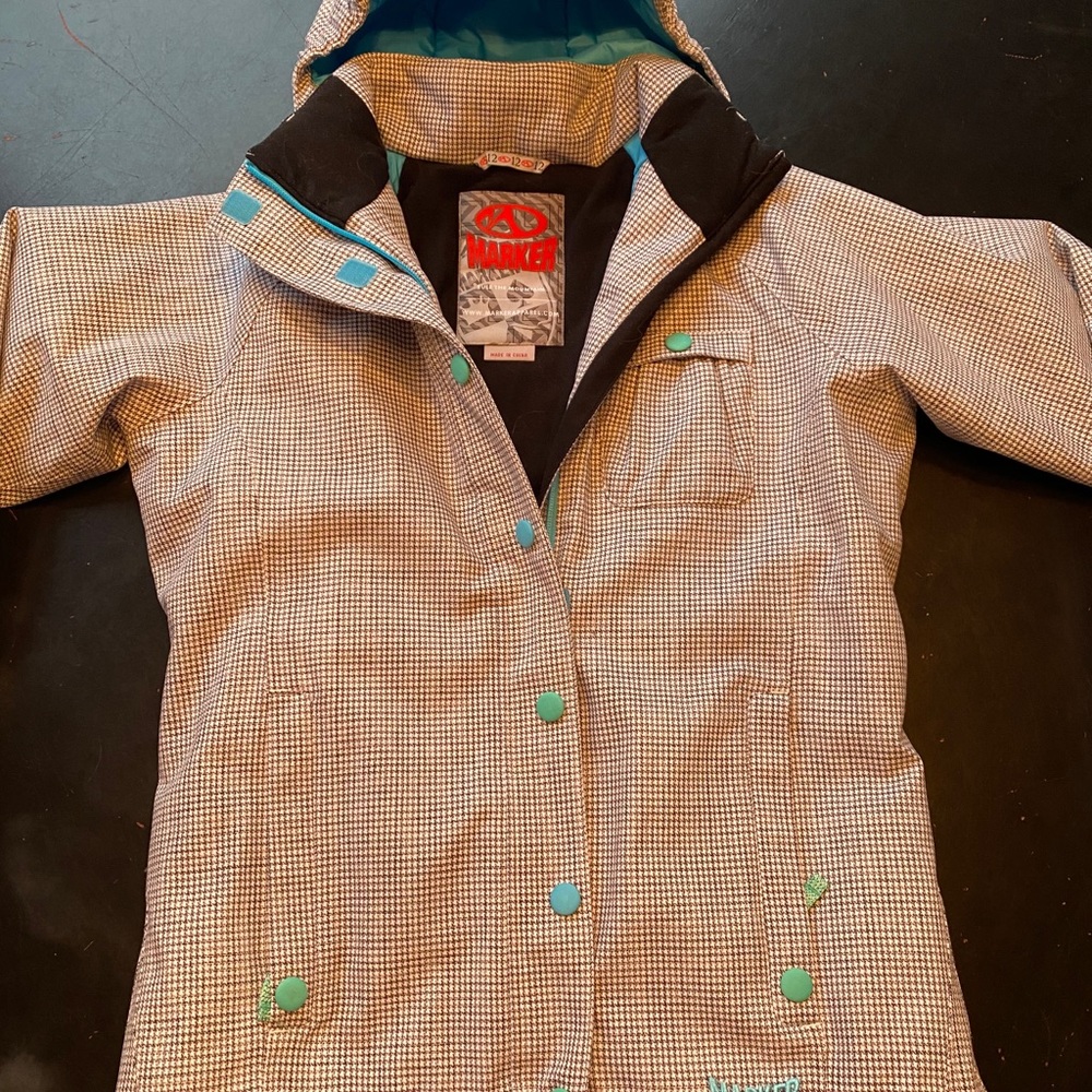 Girls Marker Ski Snowboard Jacket Size 12